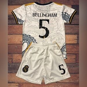 Jude Bellingham Youth Large Soccer Jersey - Dragon Edition  White Size 28 NWT